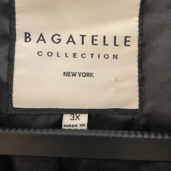 Bagatelle Light Weight Black Quilted Vest 3X - Picture 2 of 6
